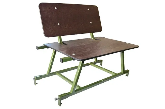 Сиденье высокое складное в сани-волокуши